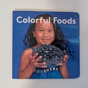 Lovevery Colorful Foods Board Book part of The Babbler Play Kit